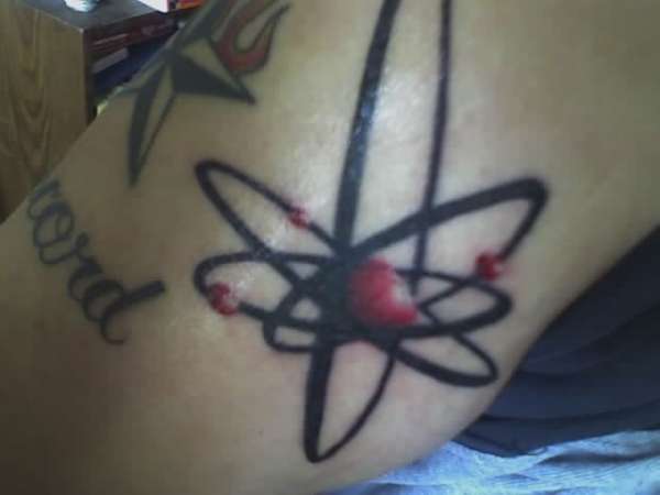 atom planet tattoo