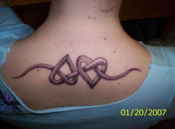 2 hearts, 1 life tattoo