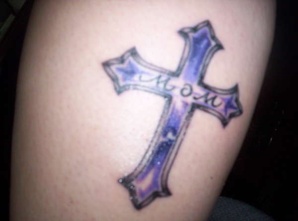 This is my cross second timed inked tattoo