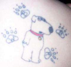 Brian from Family Guy tattoo