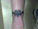 rebel flag tribal heart tattoo