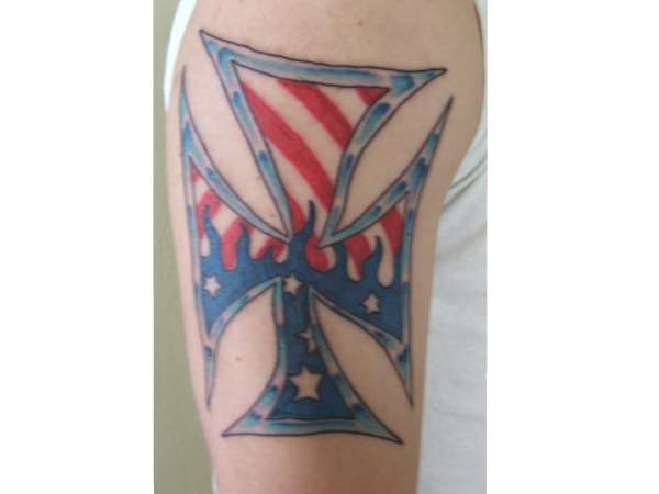AMERICAN  IRON CROSS tattoo