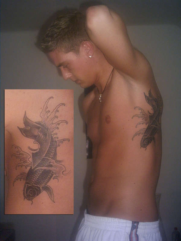 Koi (Healed) tattoo