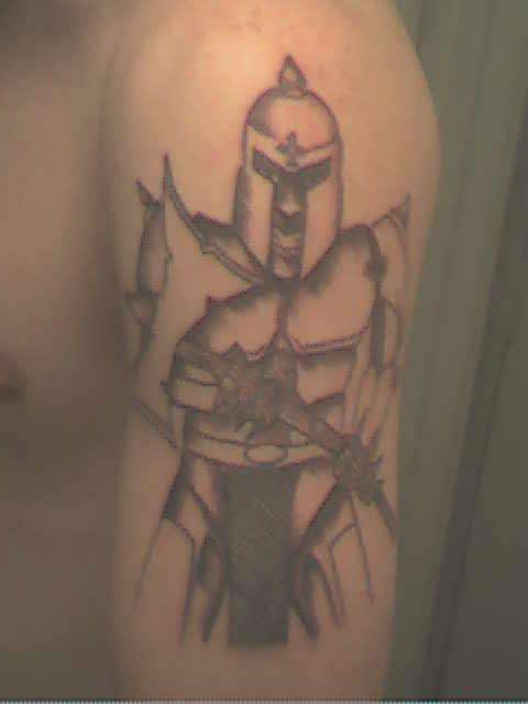 Medieval Warrior tattoo