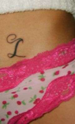 my 'L' tattoo