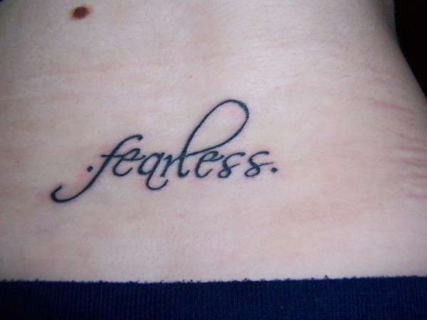Fearless tattoo