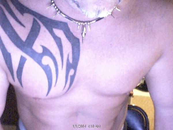 Chest Tribal tattoo