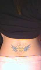angel wings tattoo