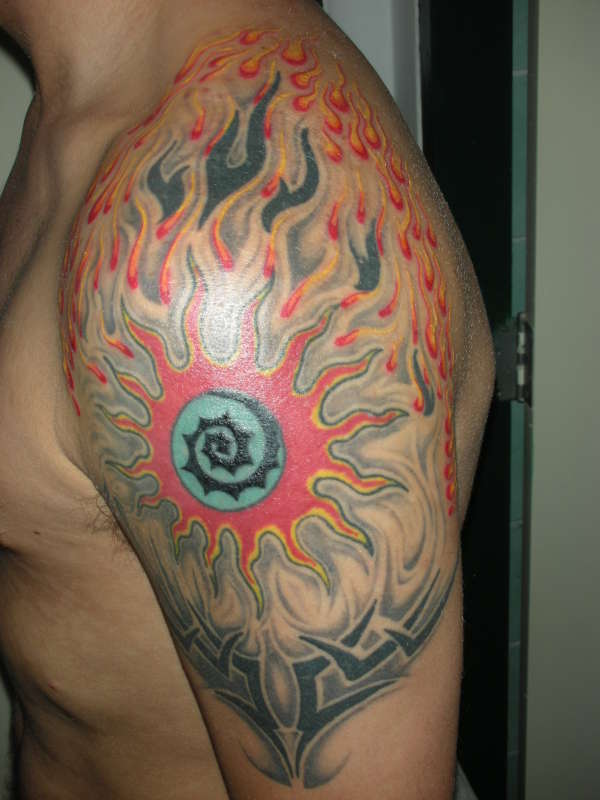 Black Hole Sun tattoo