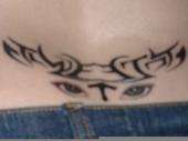I Am Watching My Back tattoo