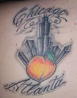 Chicago Vs Atlanta tattoo