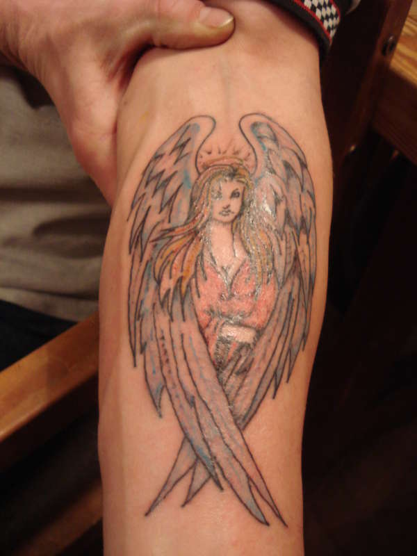 angel tattoo