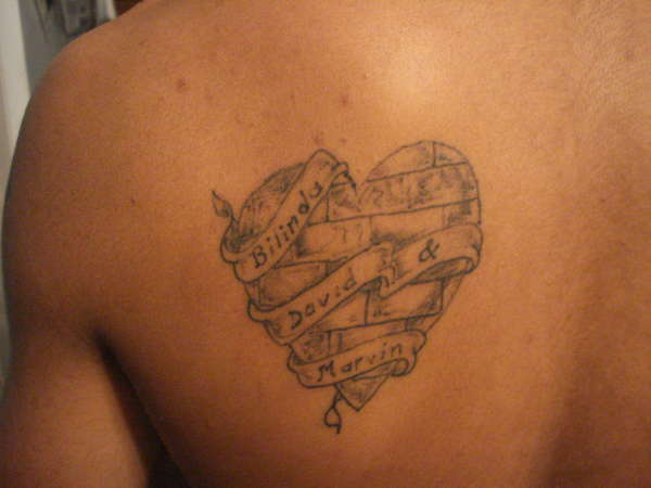 brick heart tattoo