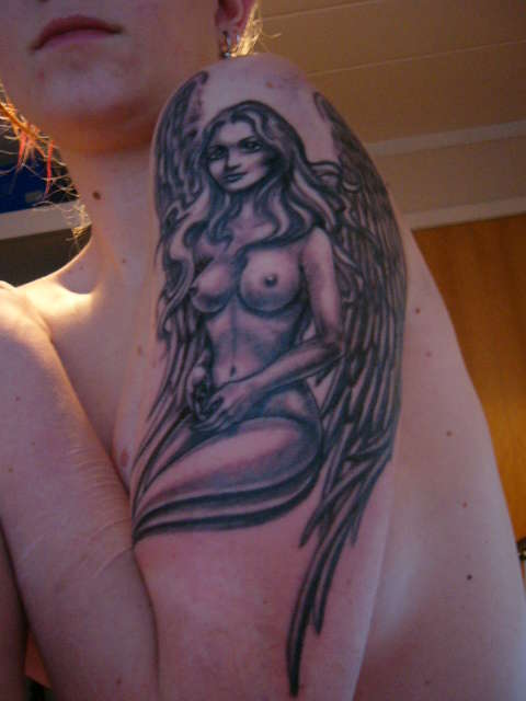 Angel tattoo