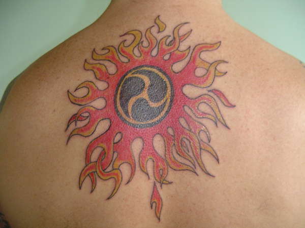 Mitsu Domoe Sun tattoo