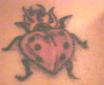 Ladybug tattoo