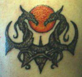 stonework dragons tattoo