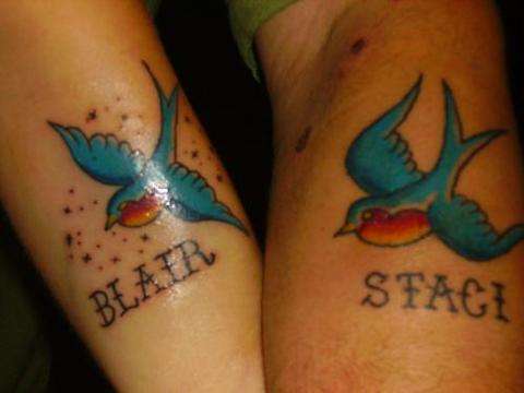 Love birds tattoo