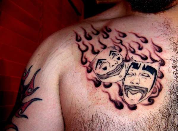Faces-Fresh Flames tattoo
