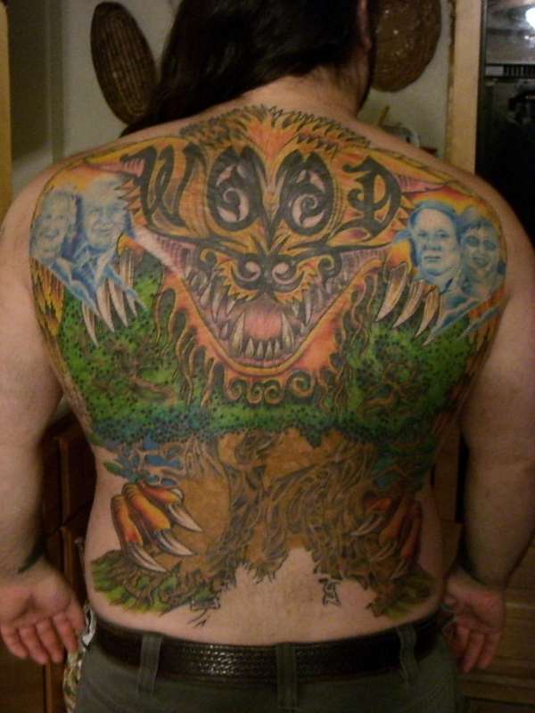 Family Back tattoo tattoo