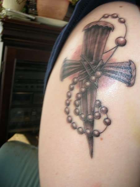 Nail Crosss! tattoo