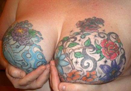 tattooed boobs tattoo