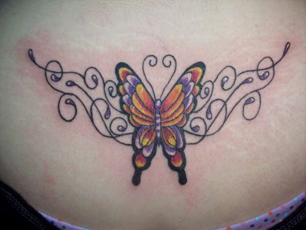 Butterflie i did tattoo