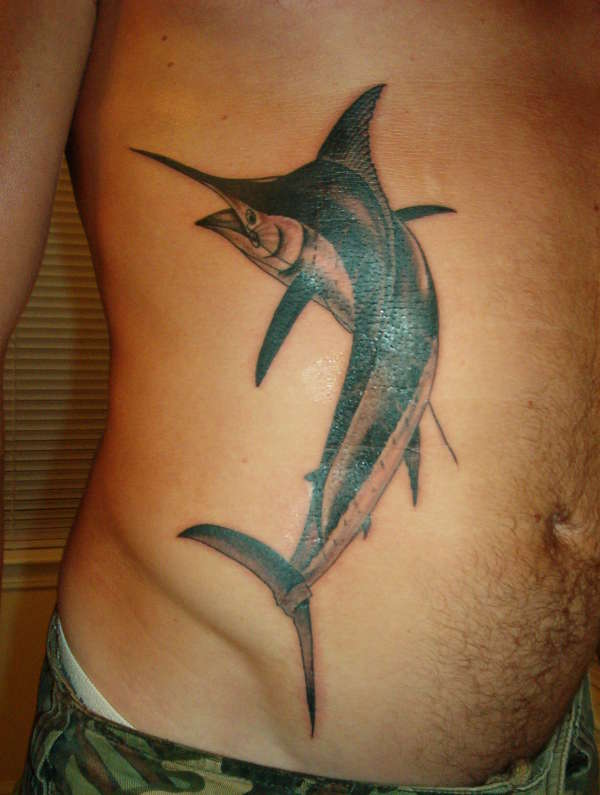 Marlin Madness 2 tattoo