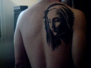blessid mary tattoo