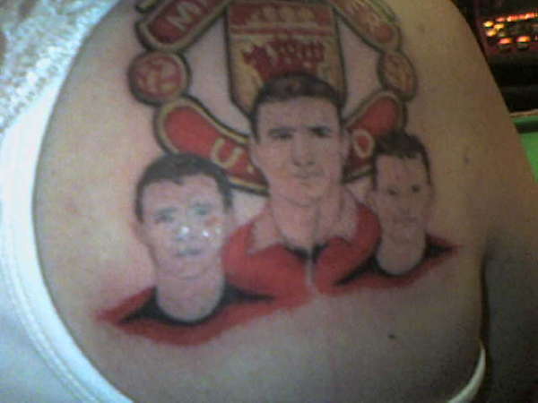 man utd greats tattoo