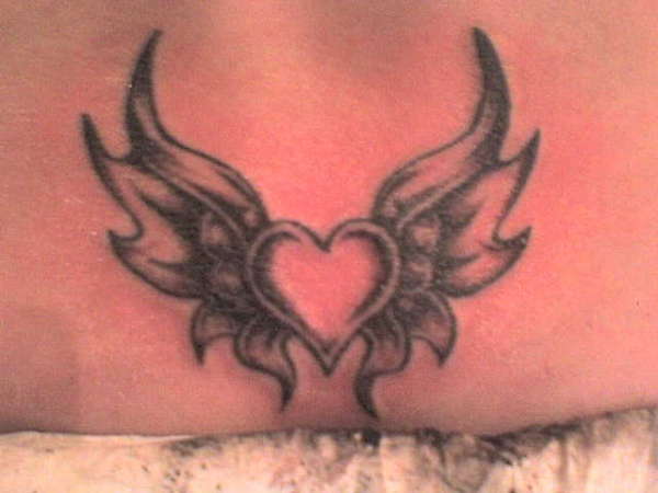 Heart & Wings tattoo