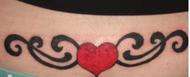Heart &Tribal tattoo