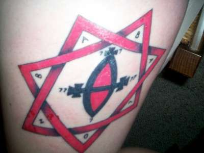 Star of Babalon tattoo