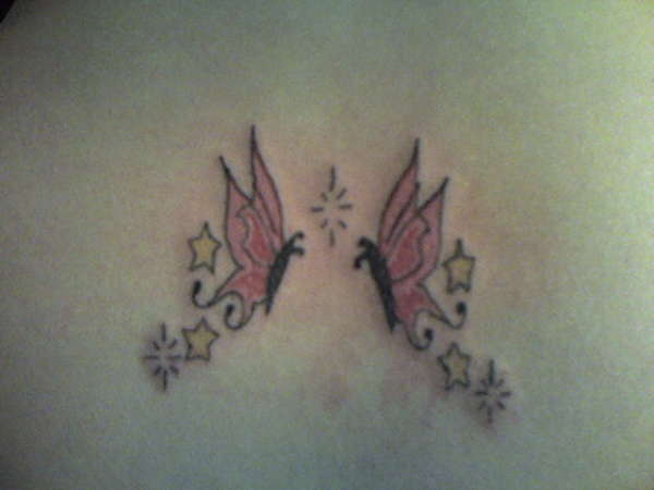 amy lou's butterflys tattoo