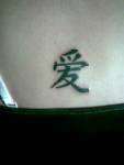 chinese symbol for love tattoo