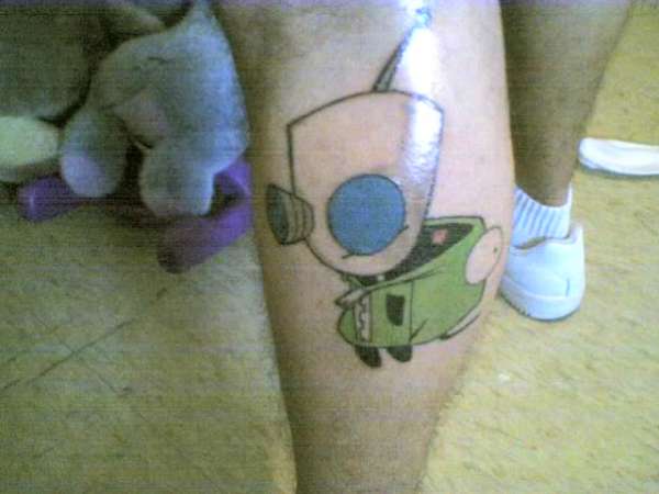 invader zim gir tattoo