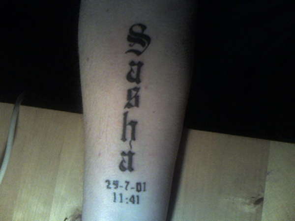 sasha tattoo