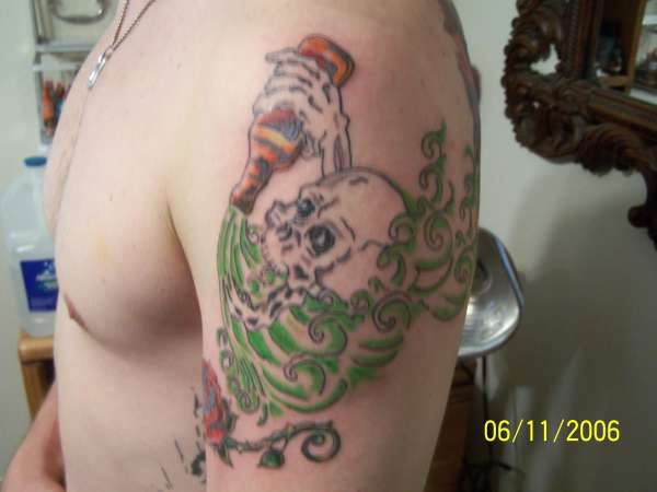 Drinking Skull tattoo