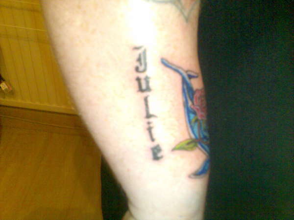 julie tattoo