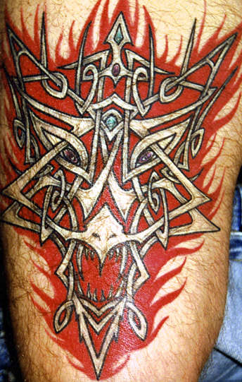 Celtic Demon tattoo