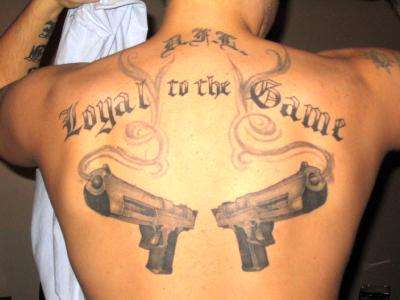 Smoken guns tattoo