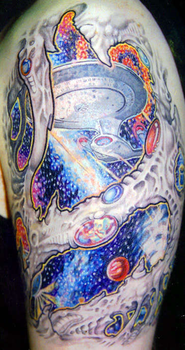 Space Tat tattoo