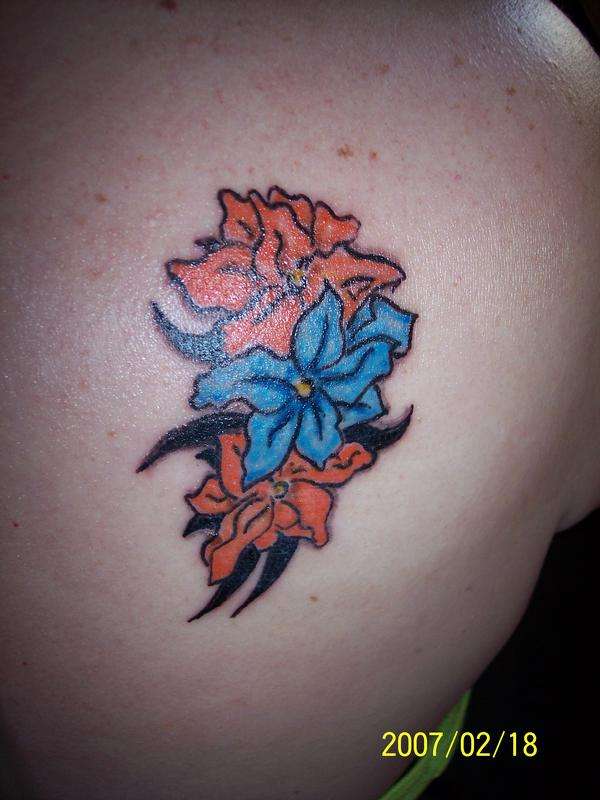Frist flowers tattoo