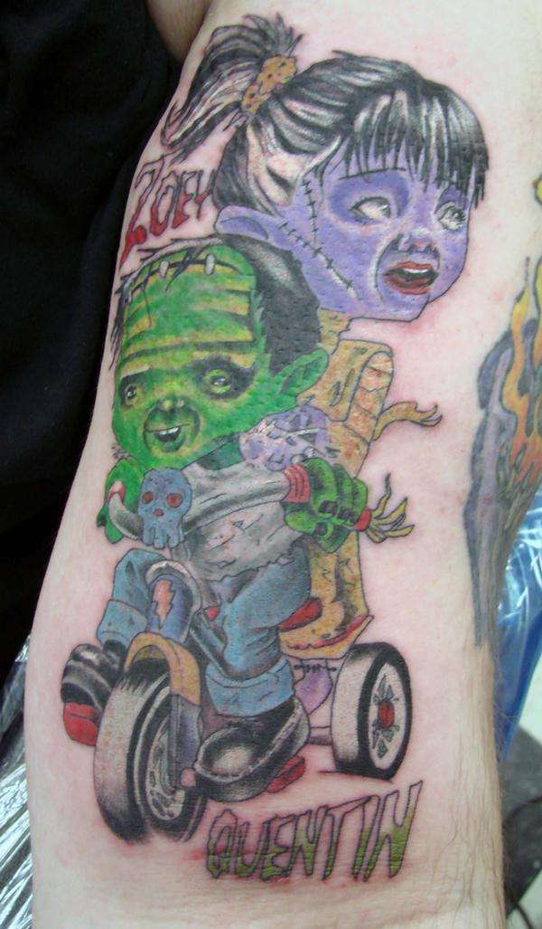 Jeff's little monsters tattoo tattoo