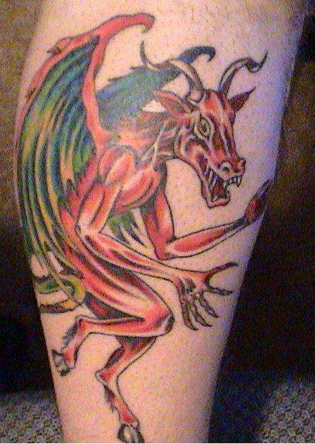 New Jersey  NJ Devil tattoo