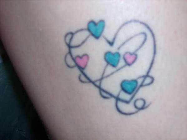 hearts tattoo