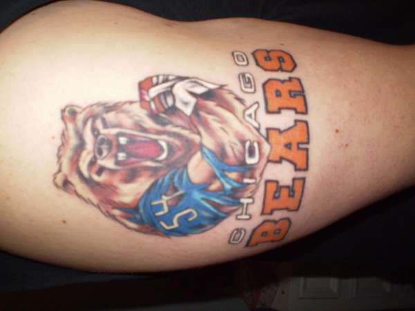 Chicago Bears tattoo