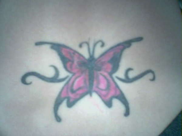 my lower back also a cover up tattoo