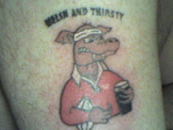 welsh and thirsty pete tattoo