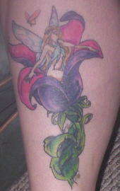 Vickie's Leg tattoo